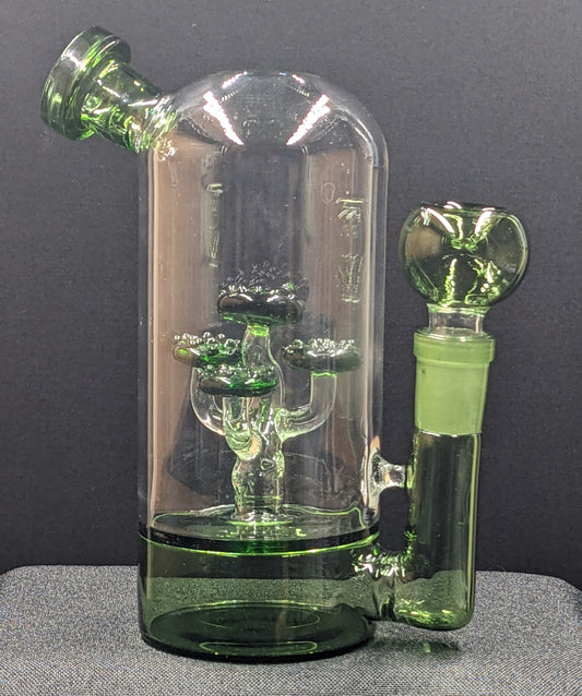 5.5" Glass Water Pipe Bong Dome Tree