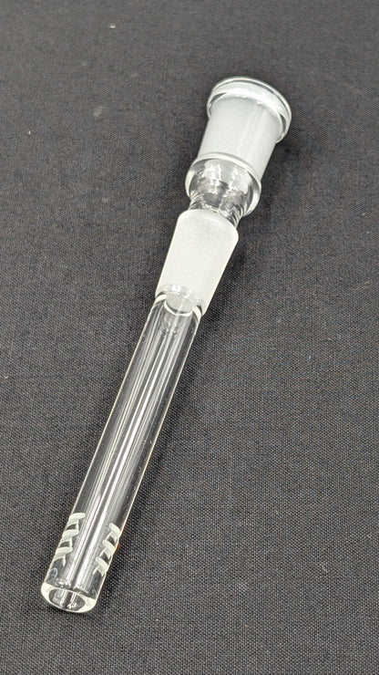 3" 6 Cut Glass Downstem 14MM Male to 14MM Female Opening