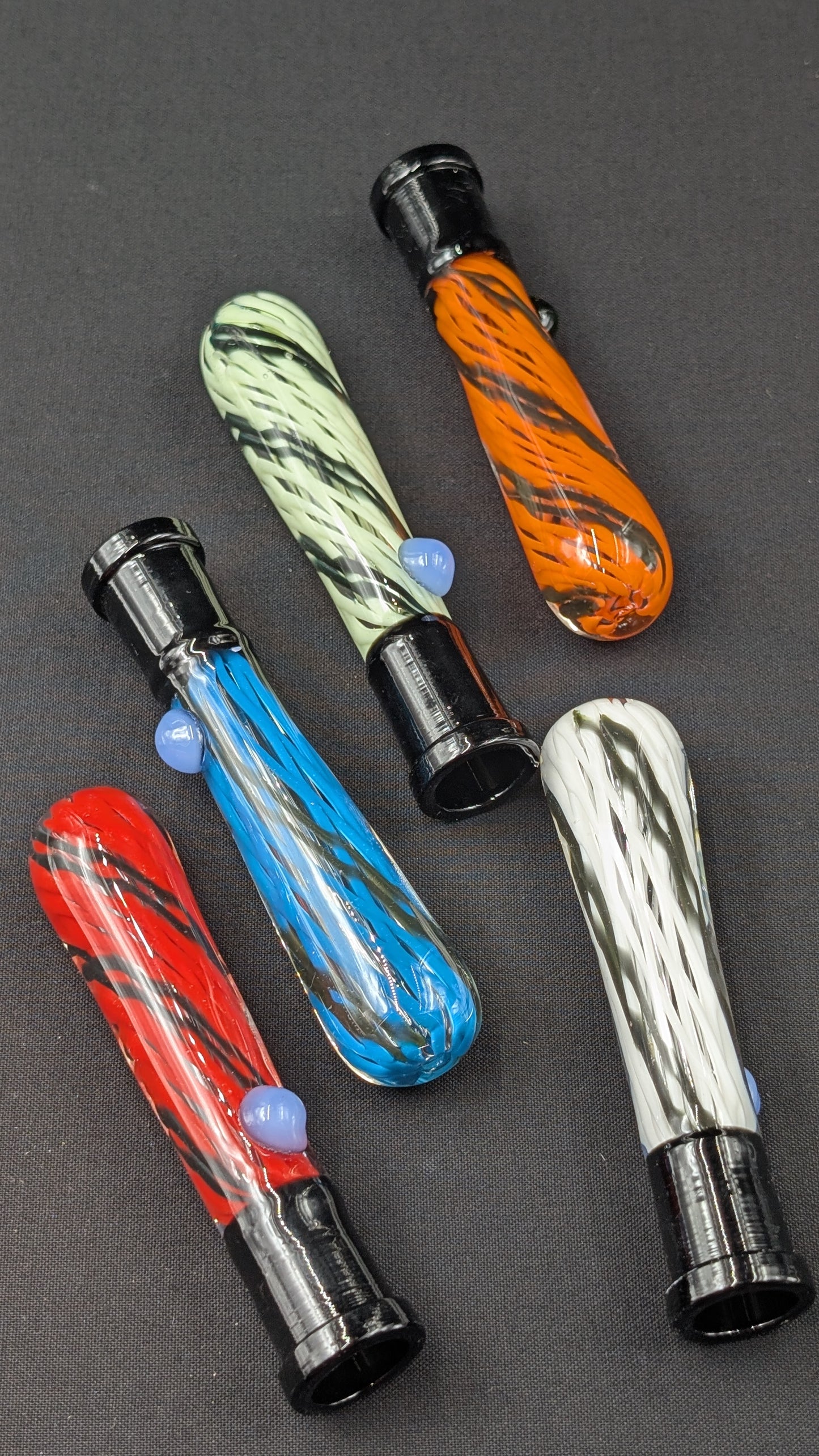 4" Glass Spoon Front Load 1B