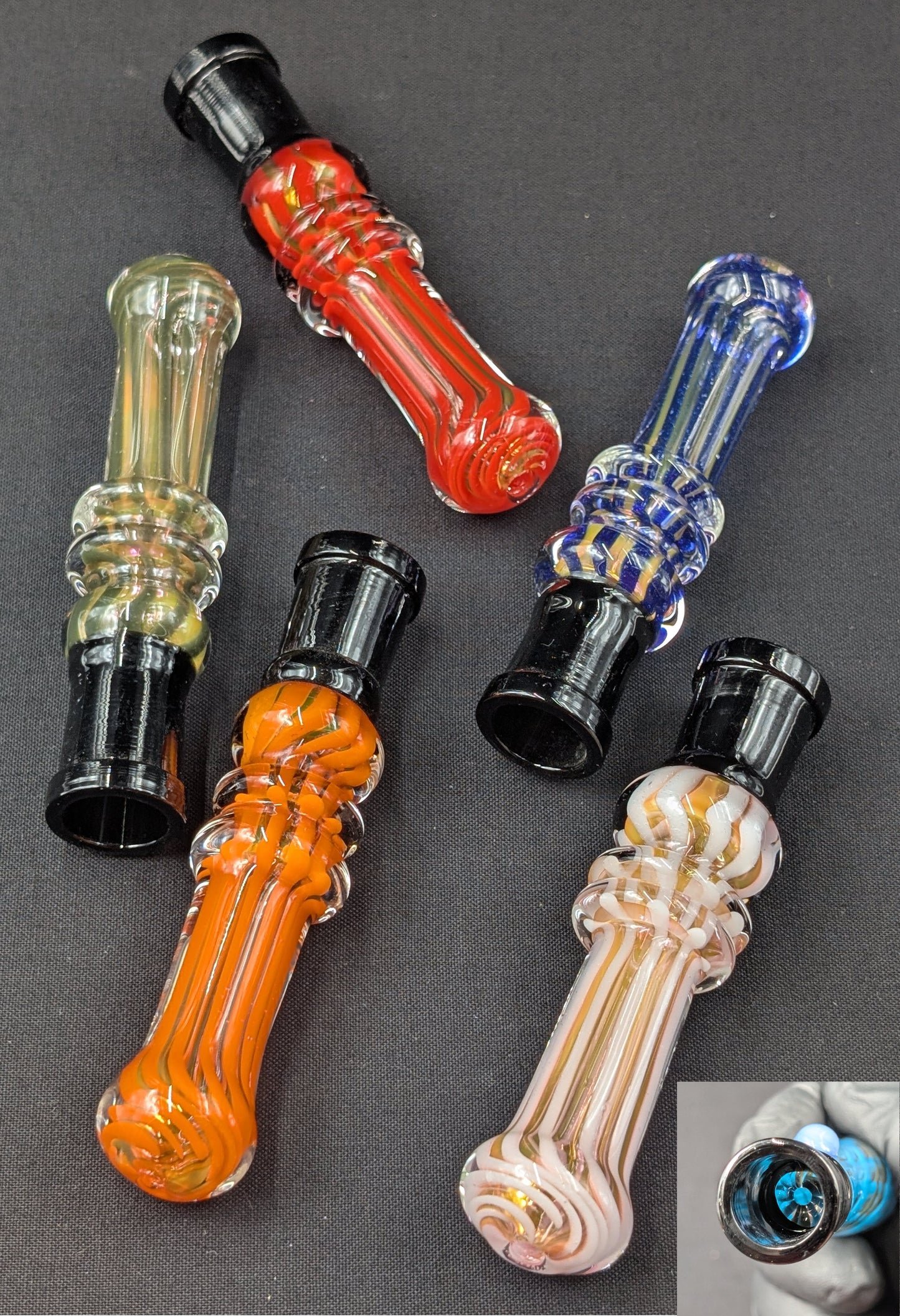 4" Glass Spoon Front Load 1A