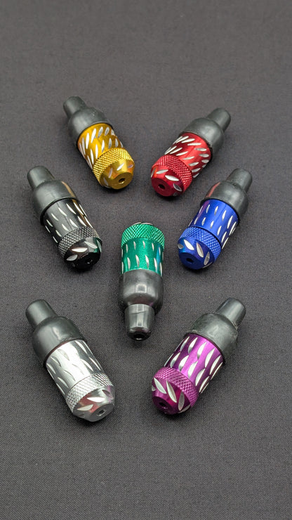 2" Metal One Hitter Sneak A Toke Bullet + 5 FREE Screens! 001