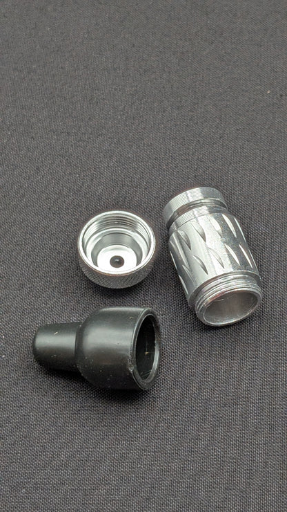 2" Metal One Hitter Sneak A Toke Bullet + 5 FREE Screens! 001