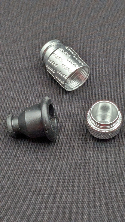 2" Metal One Hitter Sneak A Toke Bullet + 5 FREE Screens! 003