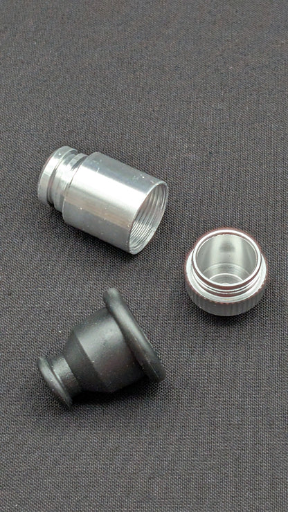 2" Metal One Hitter Sneak A Toke Bullet + 5 FREE Screens! 005