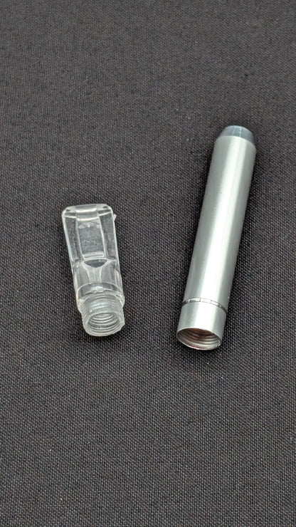 2 Pack: 3" Metal One Hitter with Plastic Mouth Piece