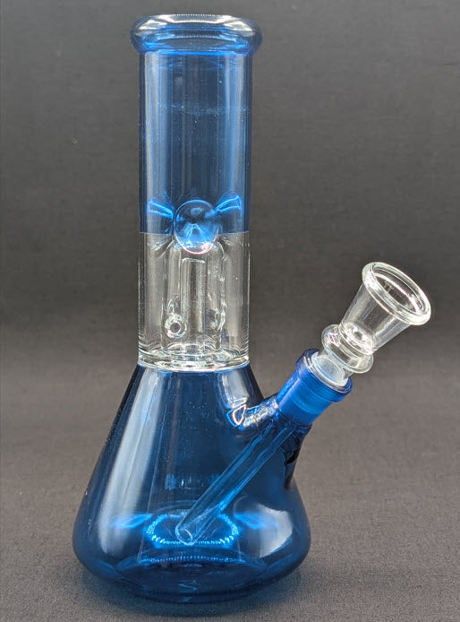 8" Glass Water Pipe Bong Sky + 5 FREE Screens