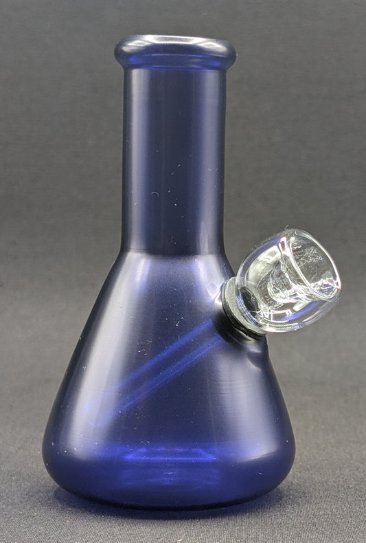 5" Glass Water Pipe Bong Blue Beaker