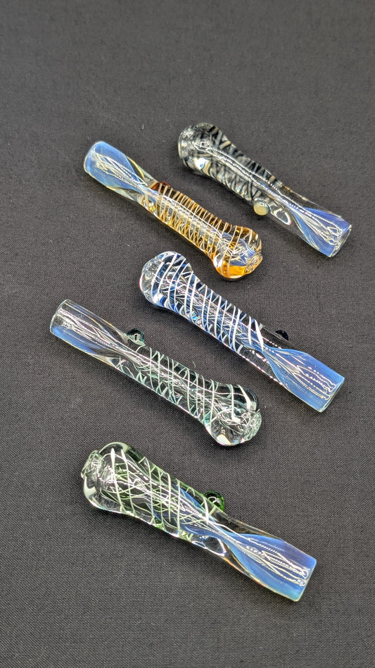 2 Pack: 3" Glass One Hitter 01