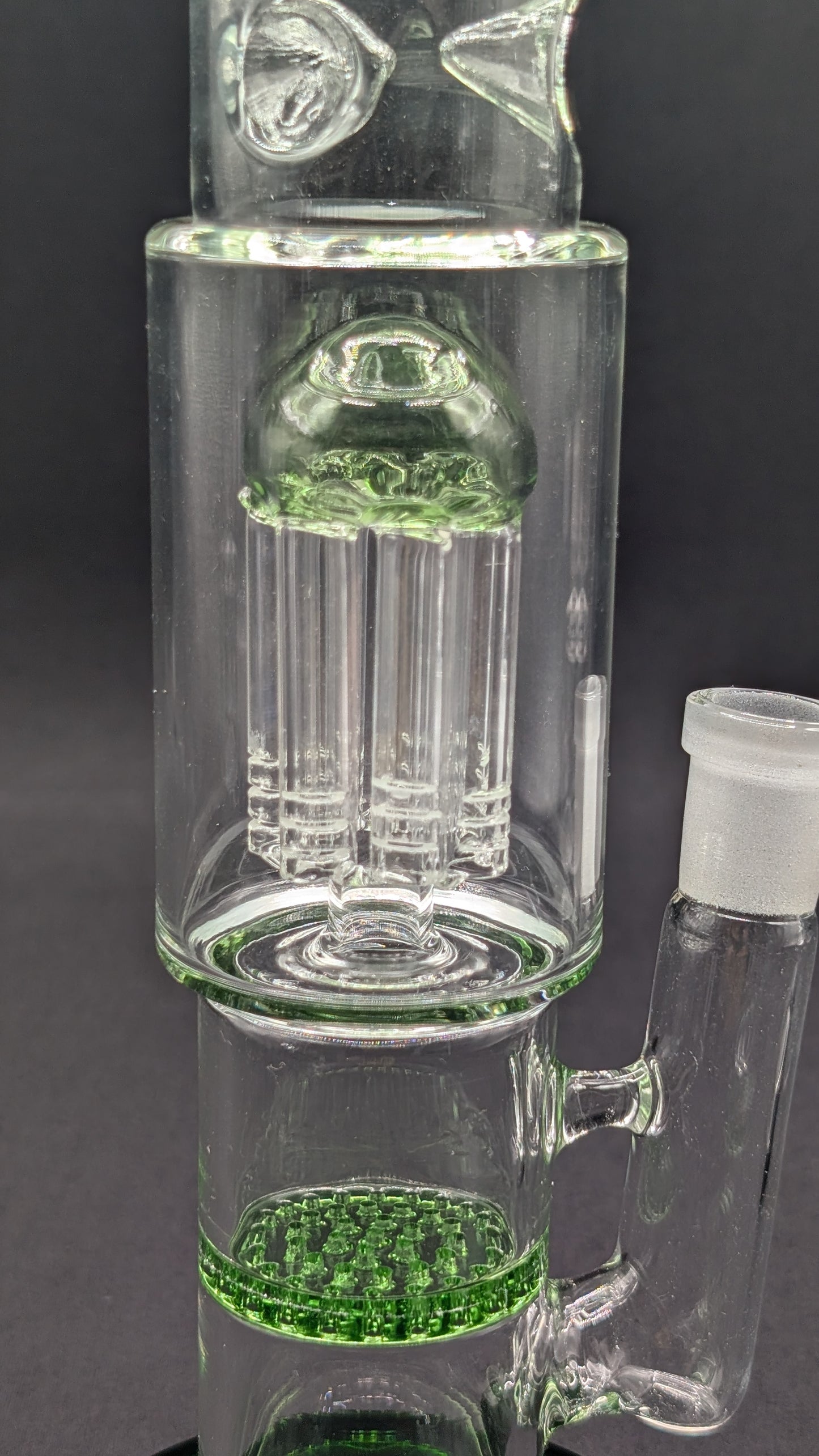 10" Glass Water Pipe Bong Thick Tree and Honeycomb Percs!!  GR