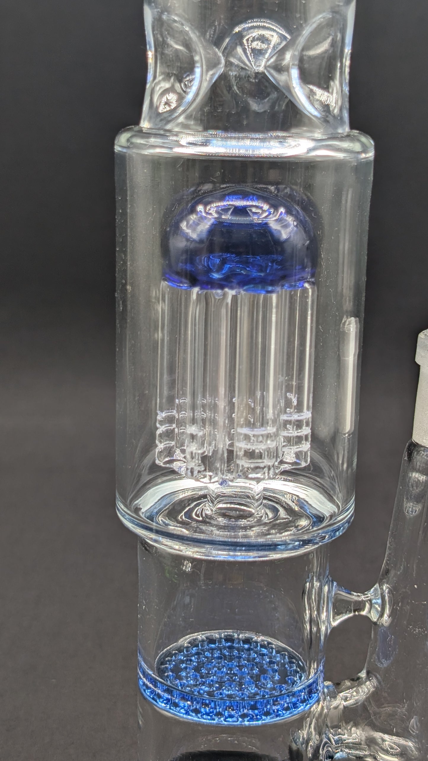 10" Glass Water Pipe Bong Thick Tree and Honeycomb Percs!!  BL