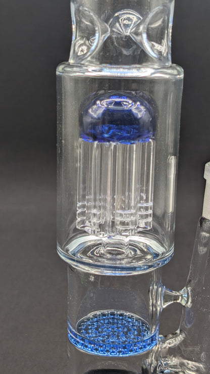 10" Glass Water Pipe Bong Thick Tree and Honeycomb Percs!!  BL