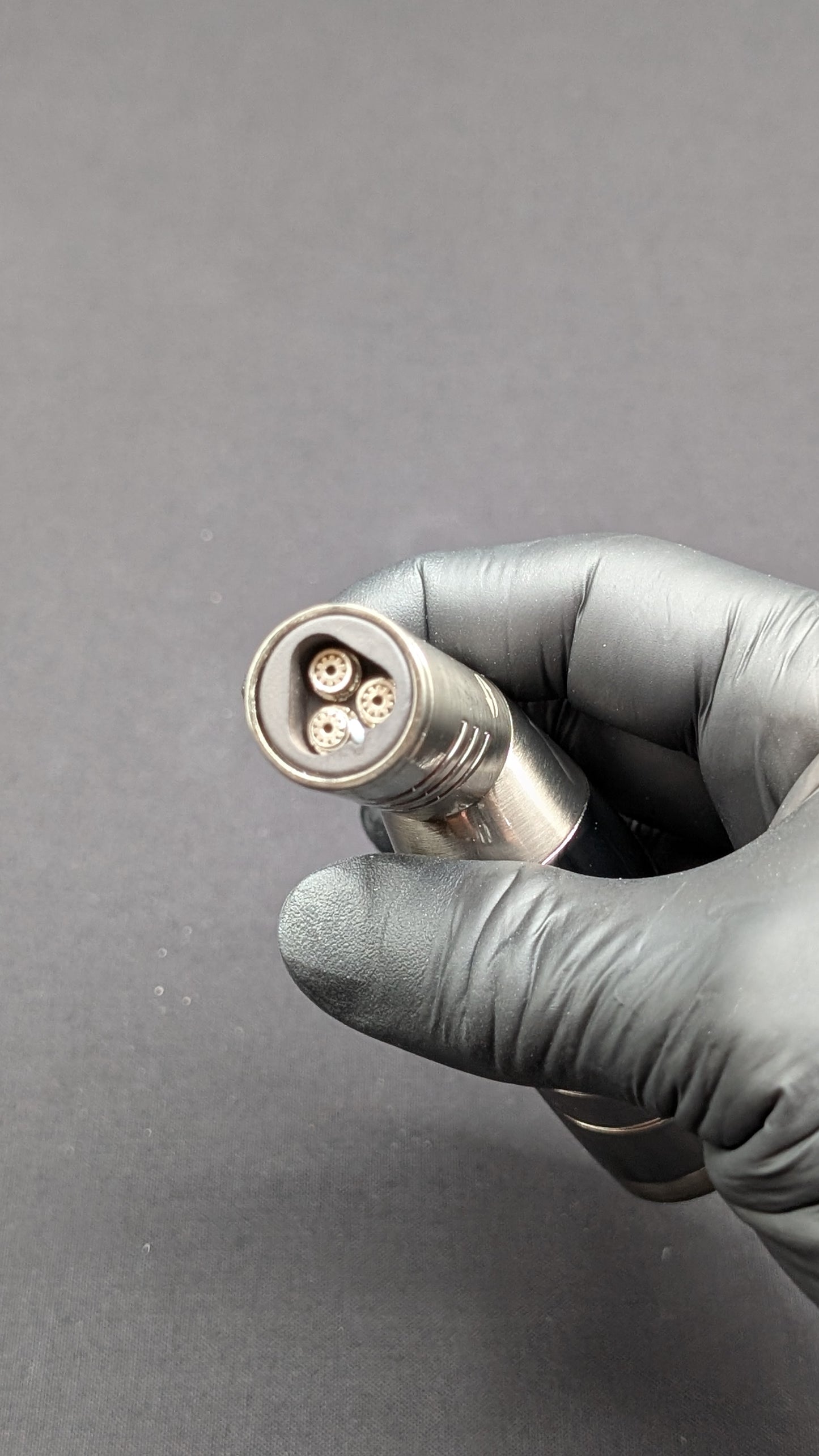 Jobon 3 Jet Torch Butane Lighter with Adjustable Nozzle - Silver