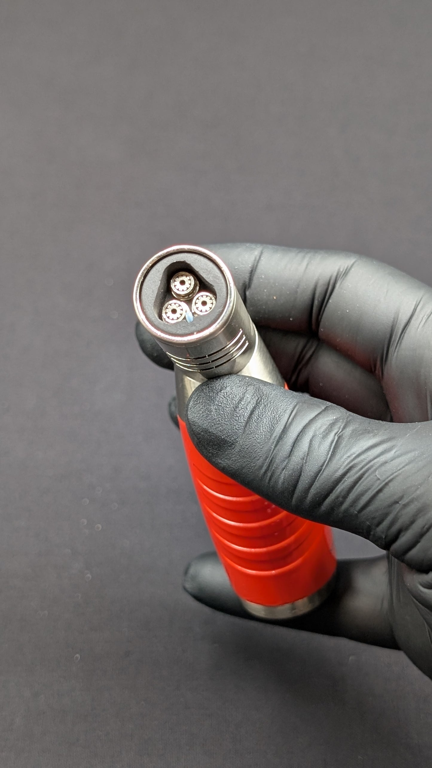 Jobon 3 Jet Torch Butane Lighter with Adjustable Nozzle - Orange