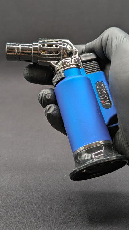 Standing Torch Butane Lighter - Blue