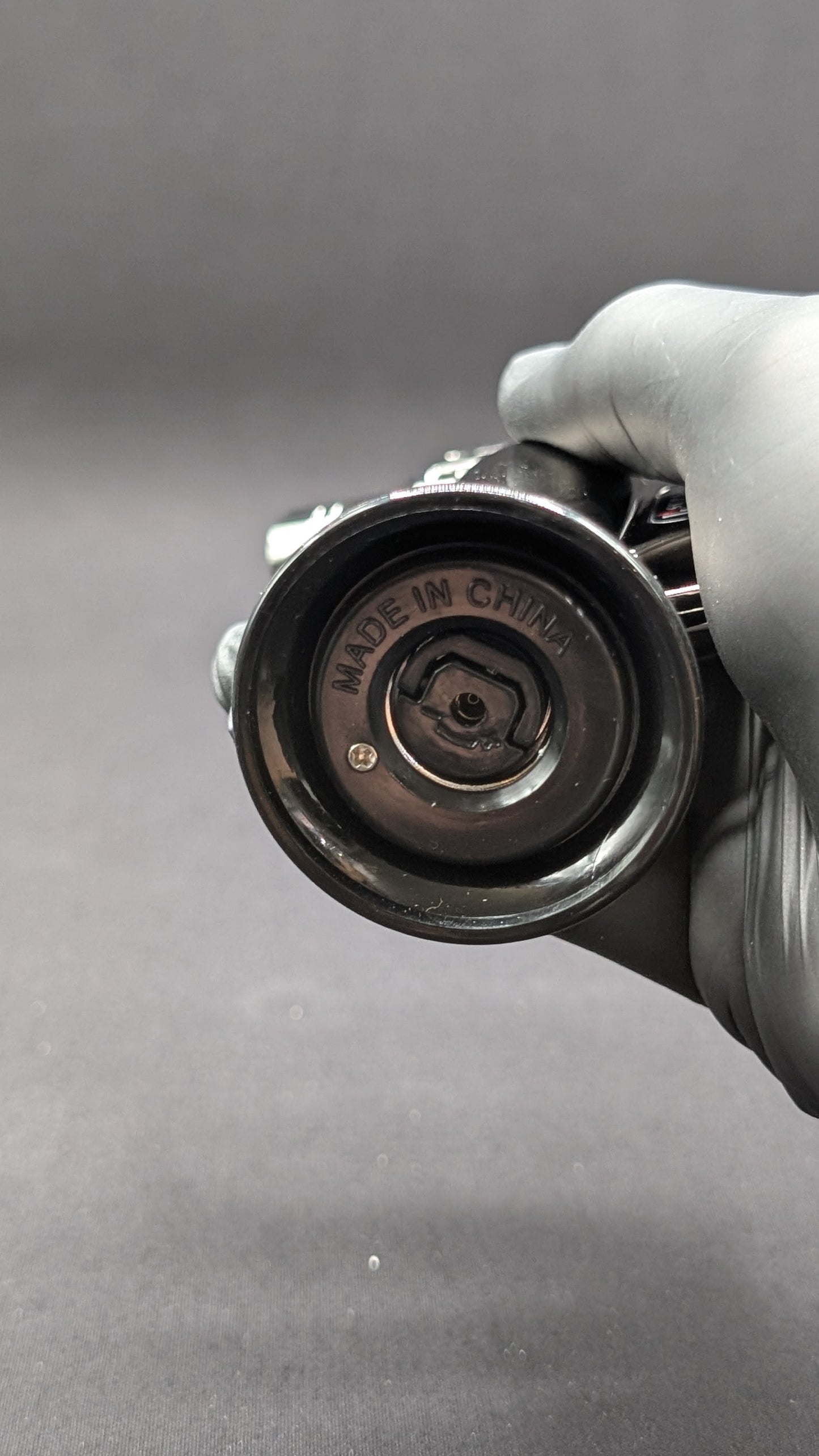 Standing Torch Butane Lighter - Silver