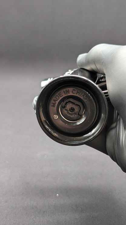 Standing Torch Butane Lighter - Silver