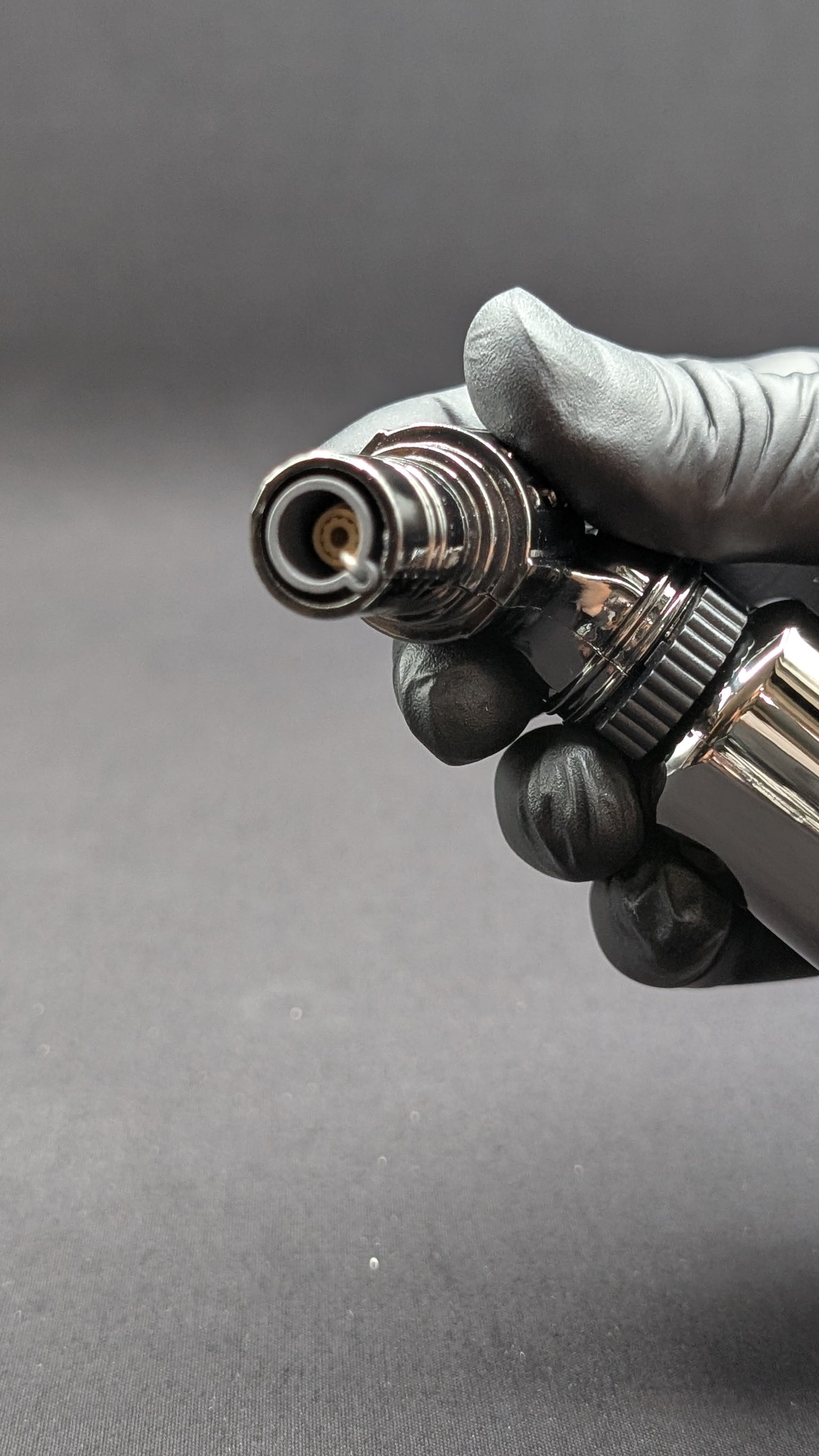 Standing Torch Butane Lighter - Silver