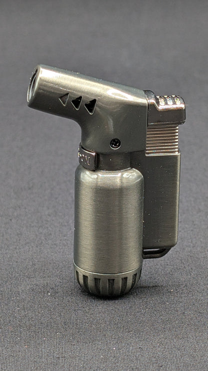 Jet Torch Windproof Butane Lighter Gray