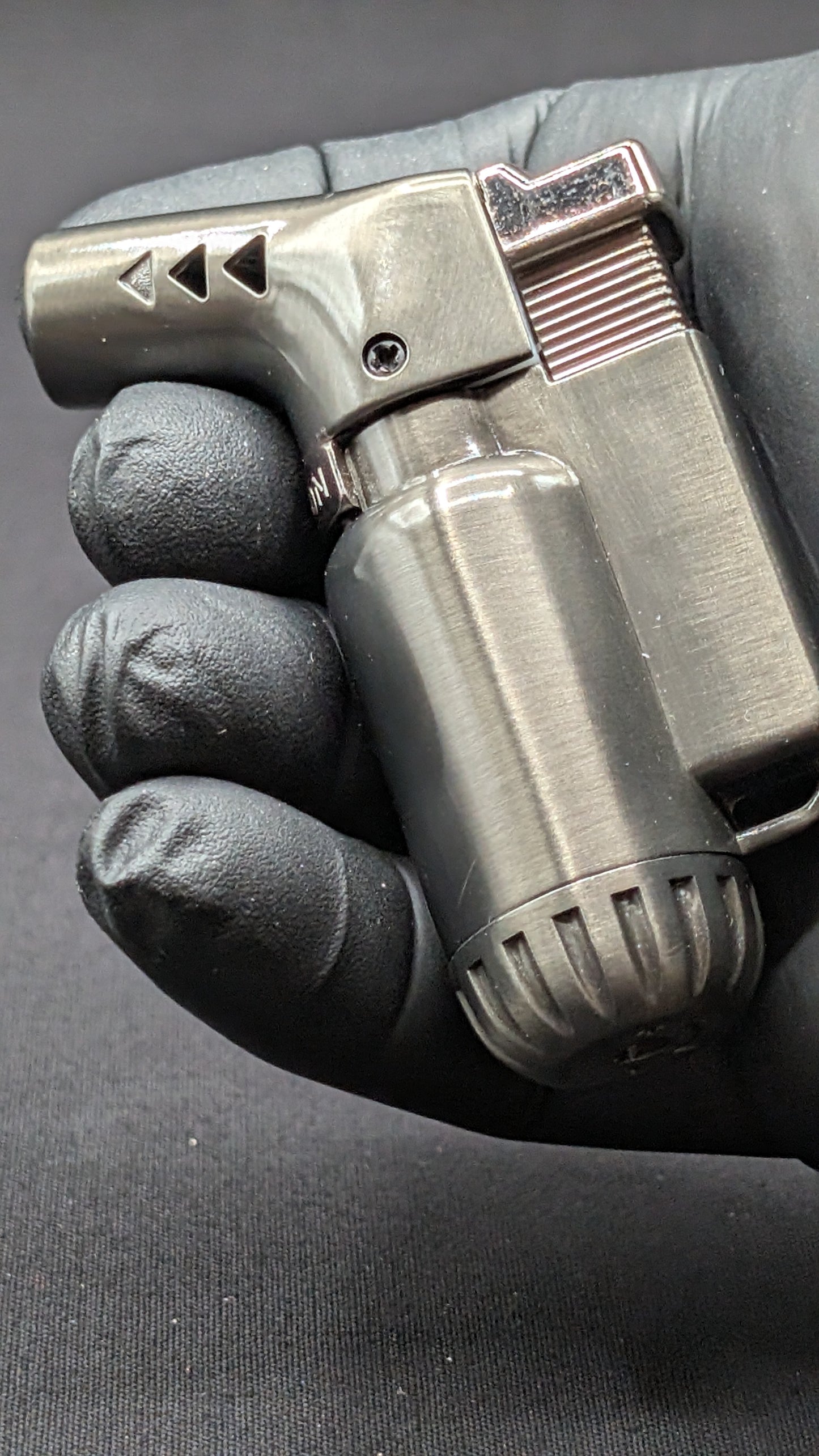 Jet Torch Windproof Butane Lighter Gray