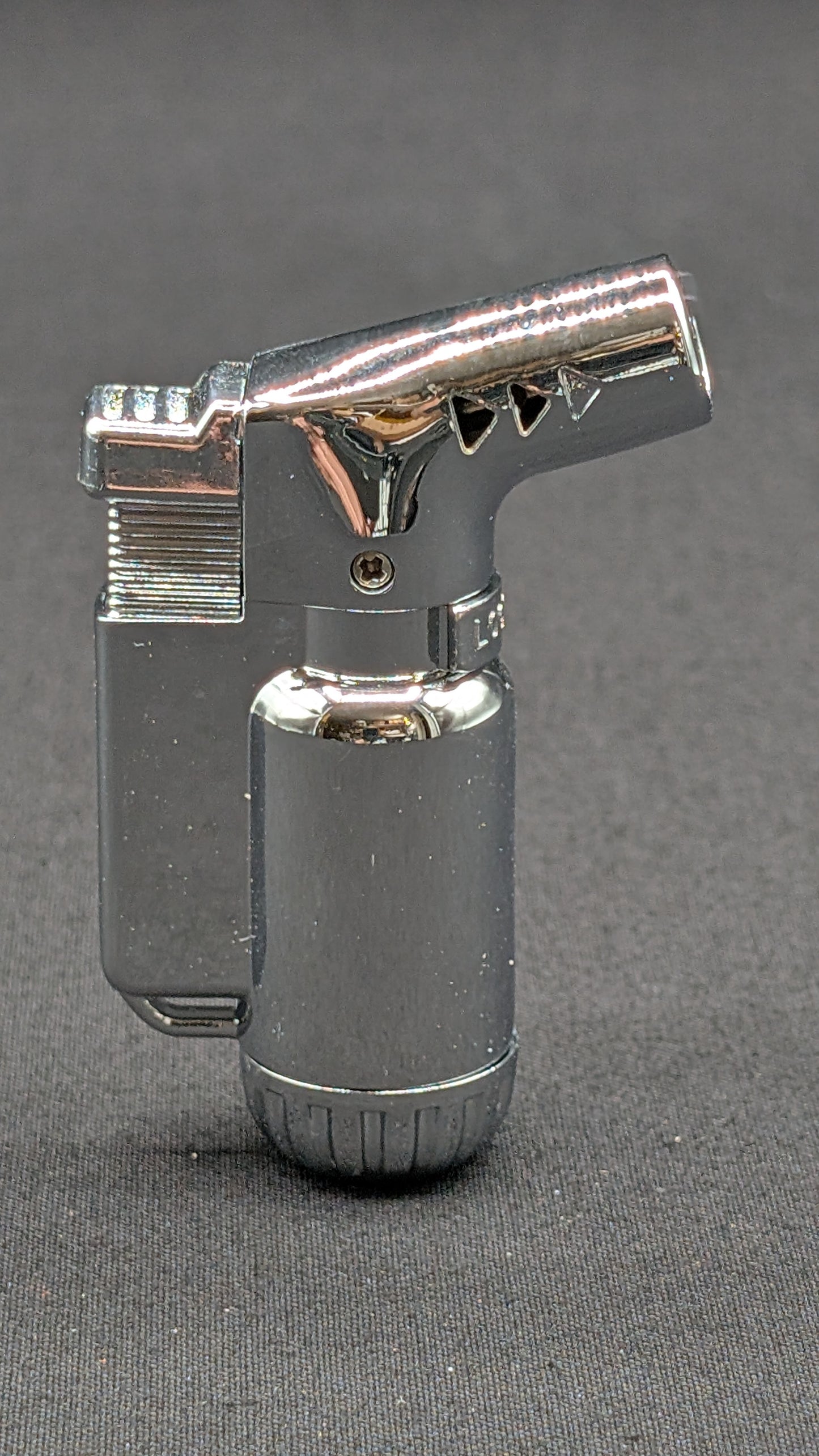 Jet Torch Windproof Butane Lighter Silver