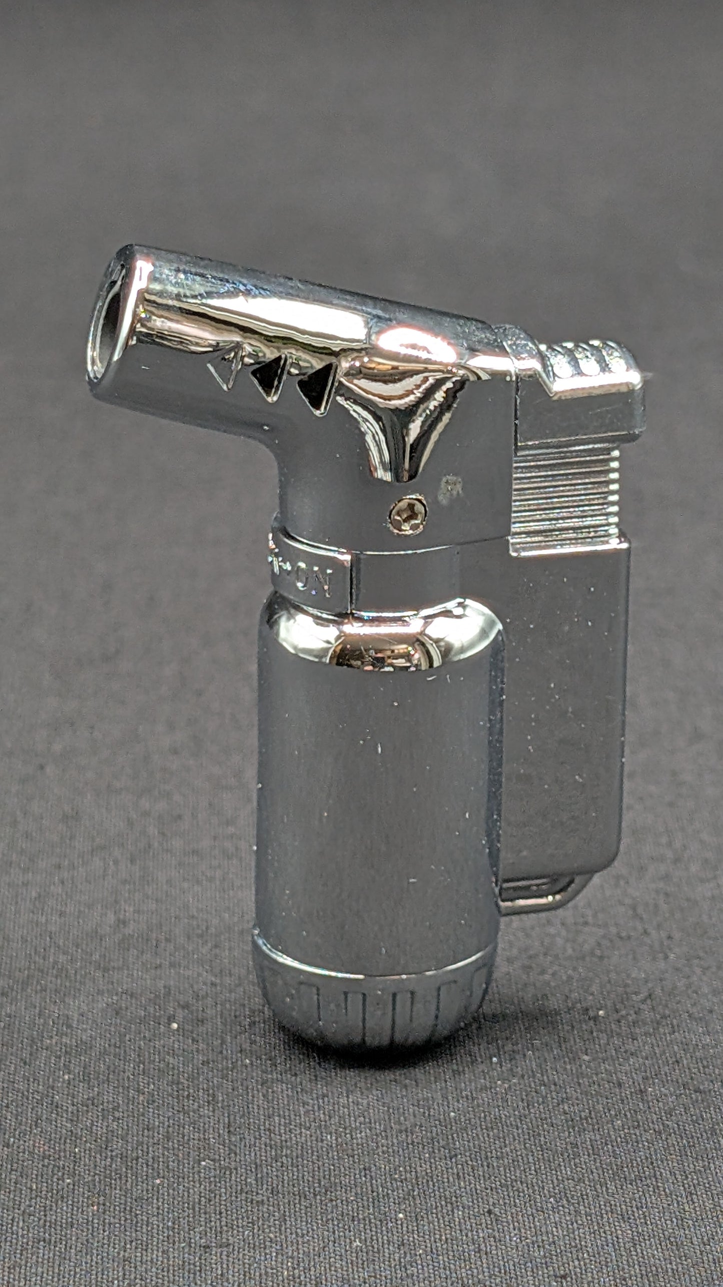 Jet Torch Windproof Butane Lighter Silver
