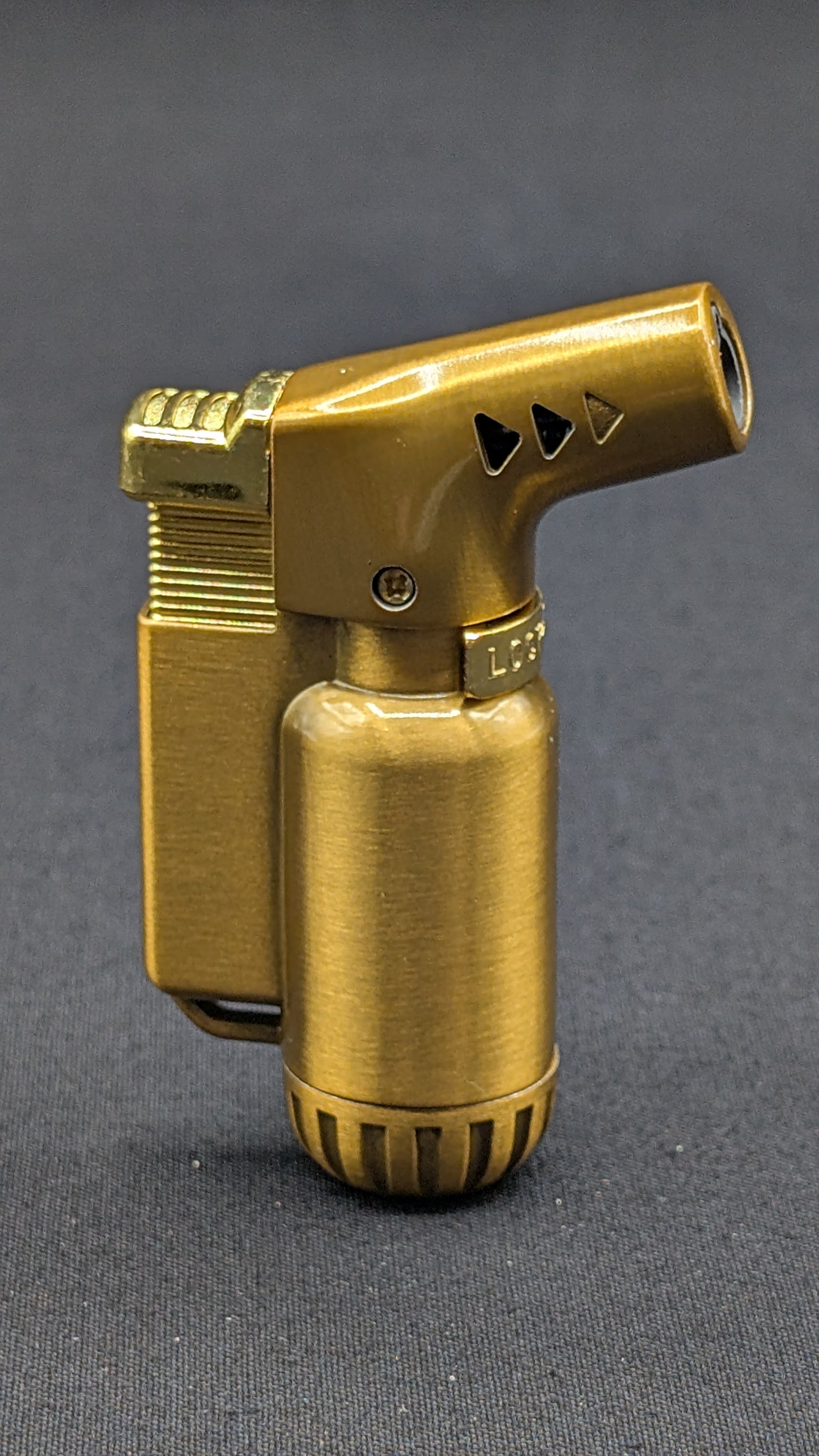 Jet Torch Windproof Butane Lighter Gold