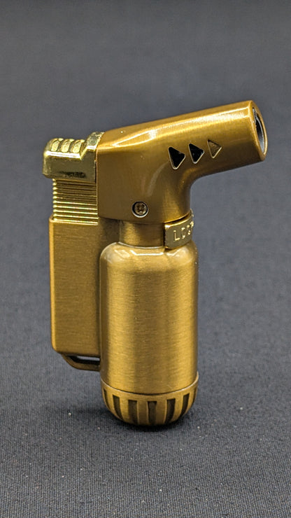 Jet Torch Windproof Butane Lighter Gold