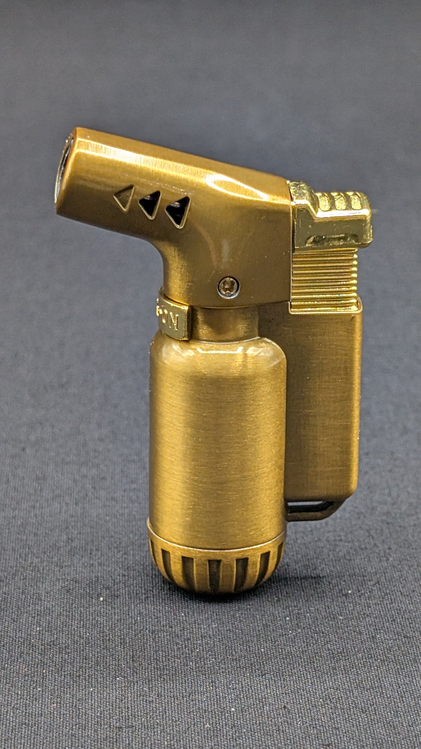 Jet Torch Windproof Butane Lighter Gold