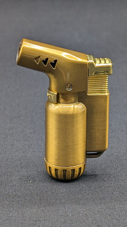 Jet Torch Windproof Butane Lighter Gold