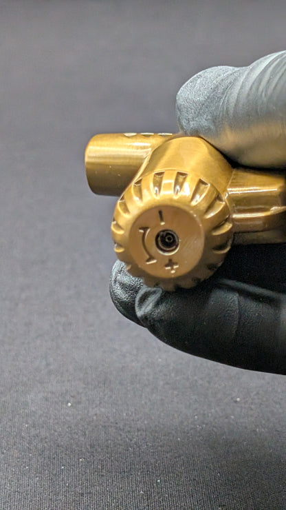 Jet Torch Windproof Butane Lighter Gold