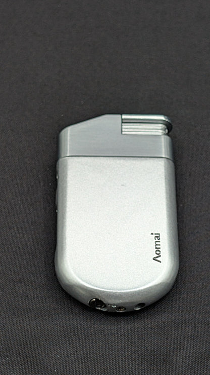Aomai Jet Windproof Torch Butane Lighter - Silver