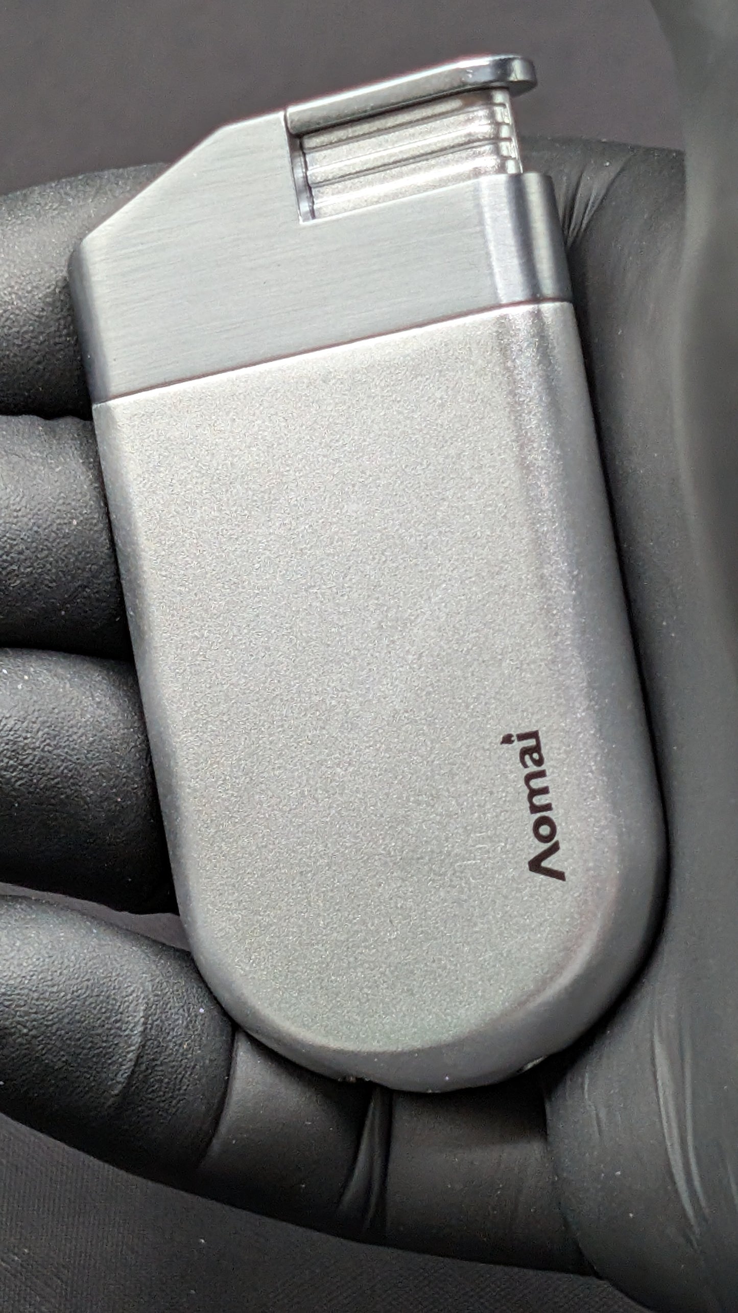 Aomai Jet Windproof Torch Butane Lighter - Silver