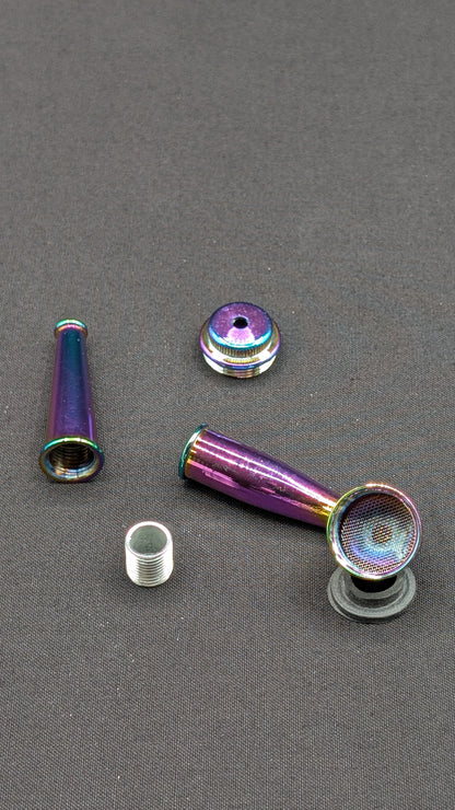 3.75" Metal Spoon + 5 FREE Screens! Rainbow