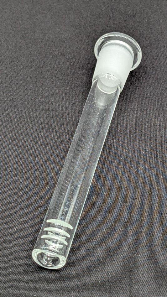 4.5" 6 Cut Glass Downstem 18MM Male to 14MM Female Opening