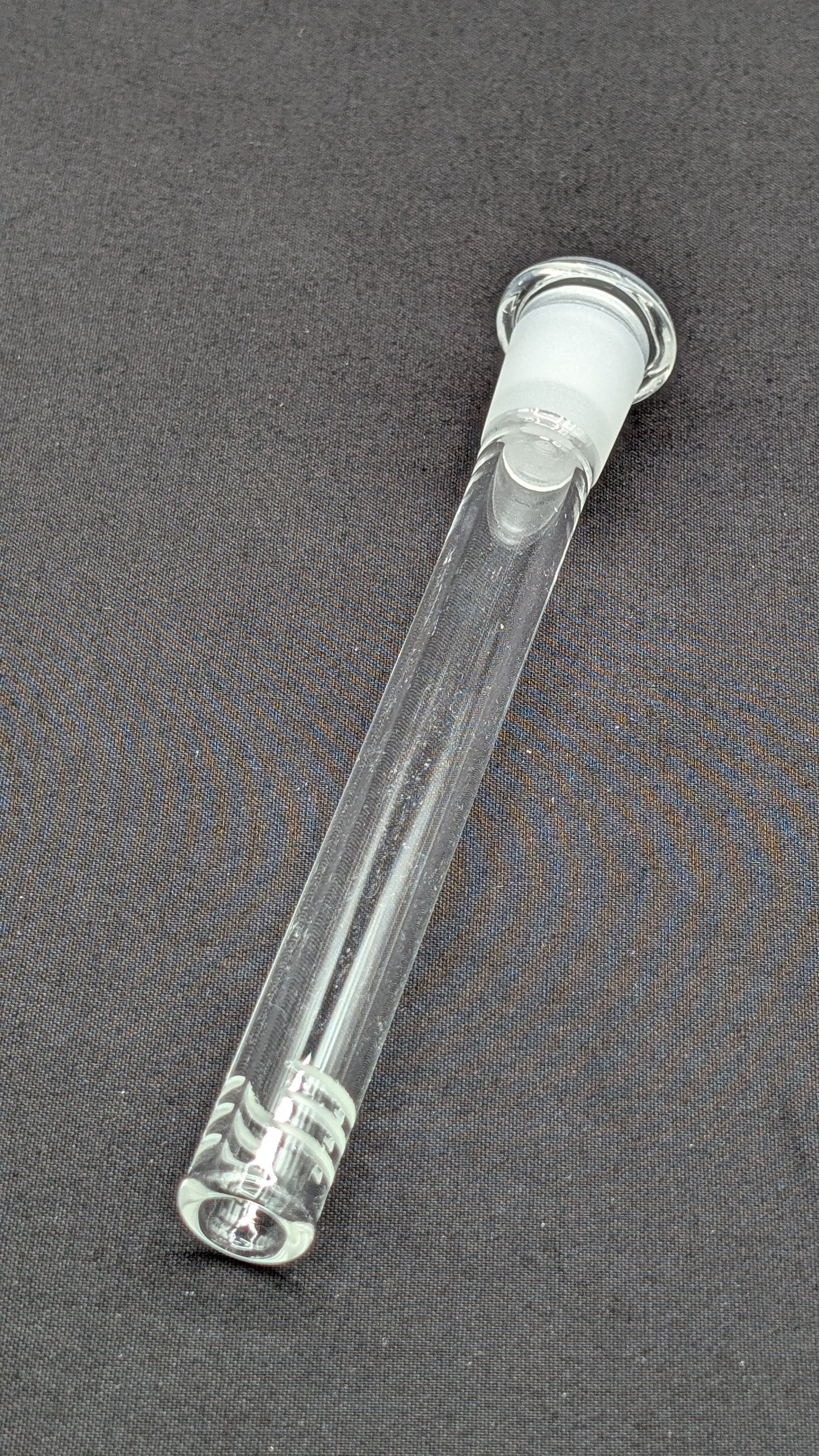 5" 6 Cut Glass Downstem 18MM Male to 14MM Female Opening
