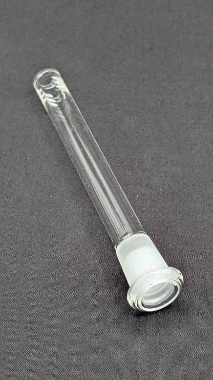 5" 6 Cut Glass Downstem 18MM Male to 14MM Female Opening