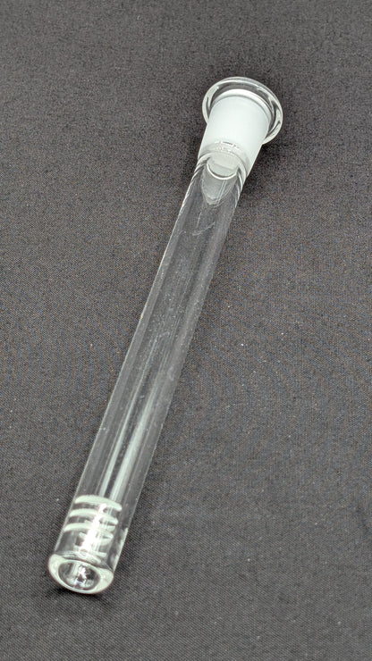 6" 6 Cut Glass Downstem 18MM Male to 14MM Female Opening