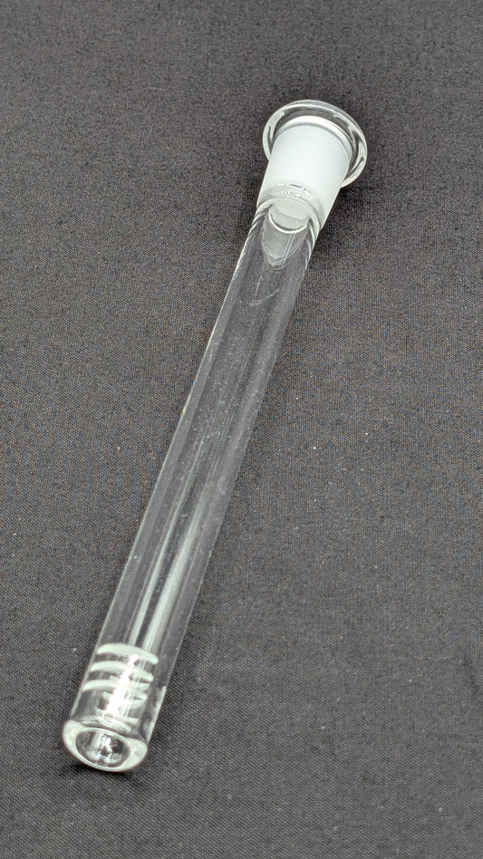 6" 6 Cut Glass Downstem 18MM Male to 14MM Female Opening