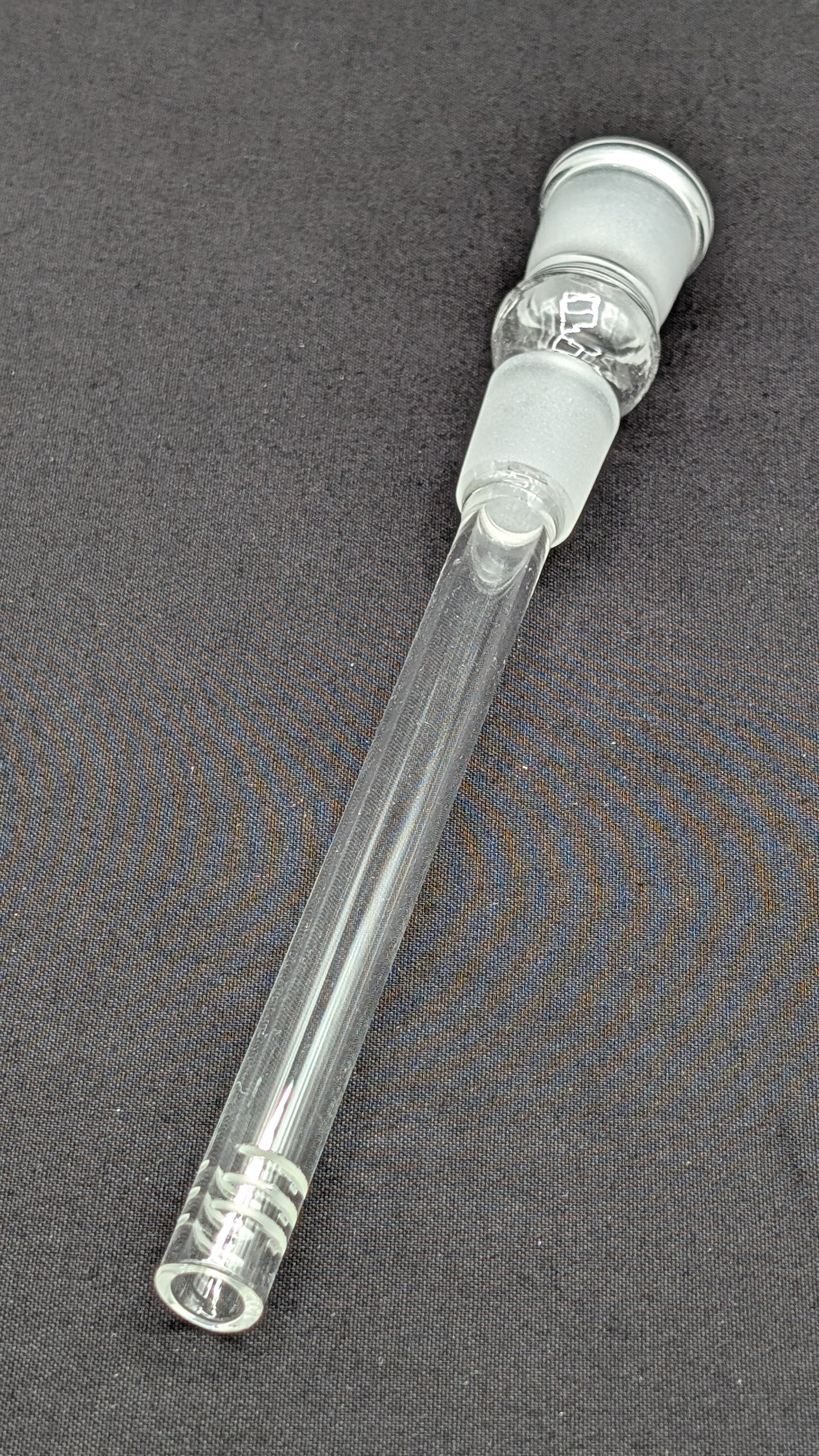 5" 6 Cut Glass Downstem 18MM Male to 18MM Female Opening