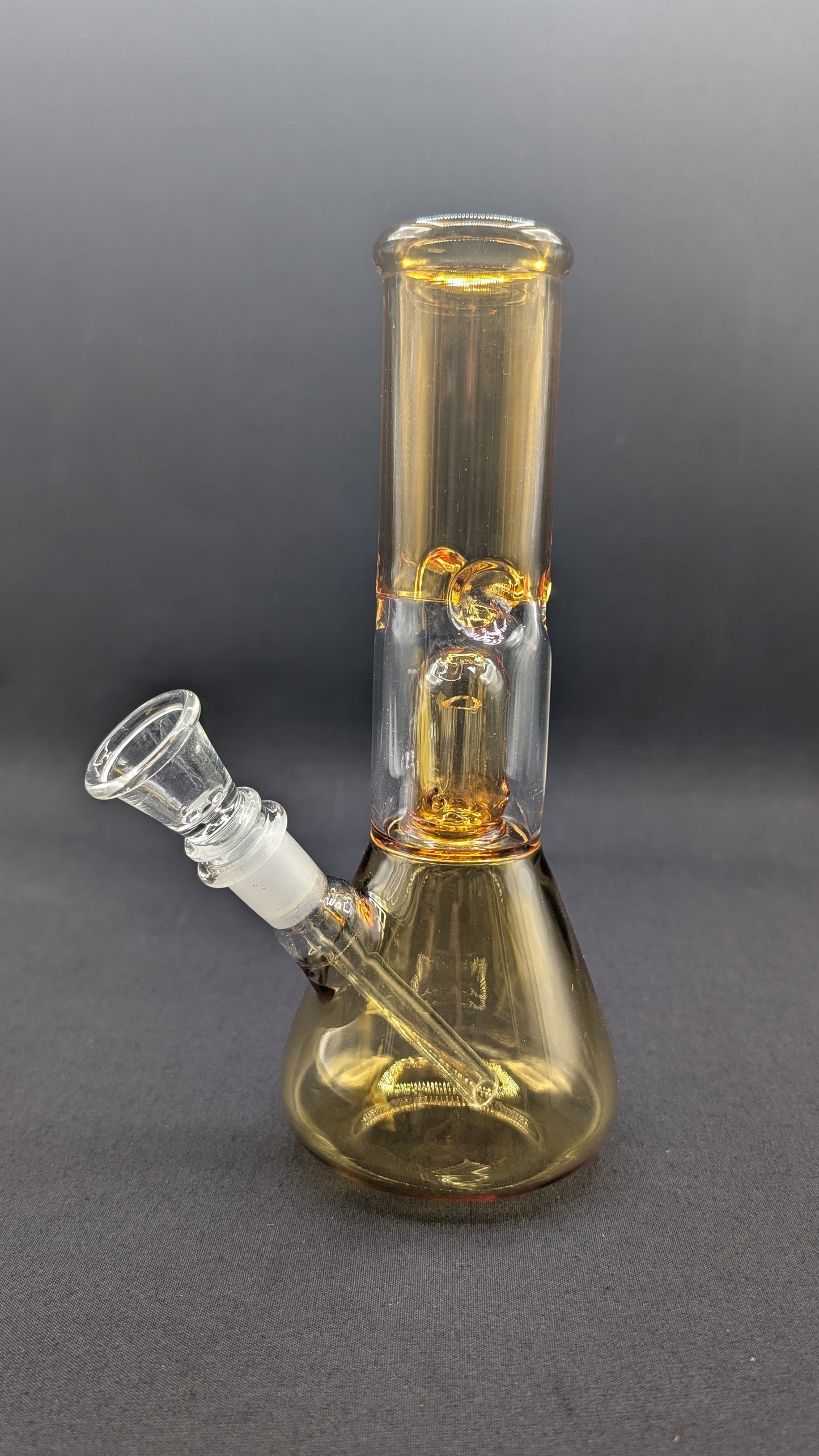 8" Glass Water Pipe Bong Yellow + 5 FREE Screen (Colored Glass)