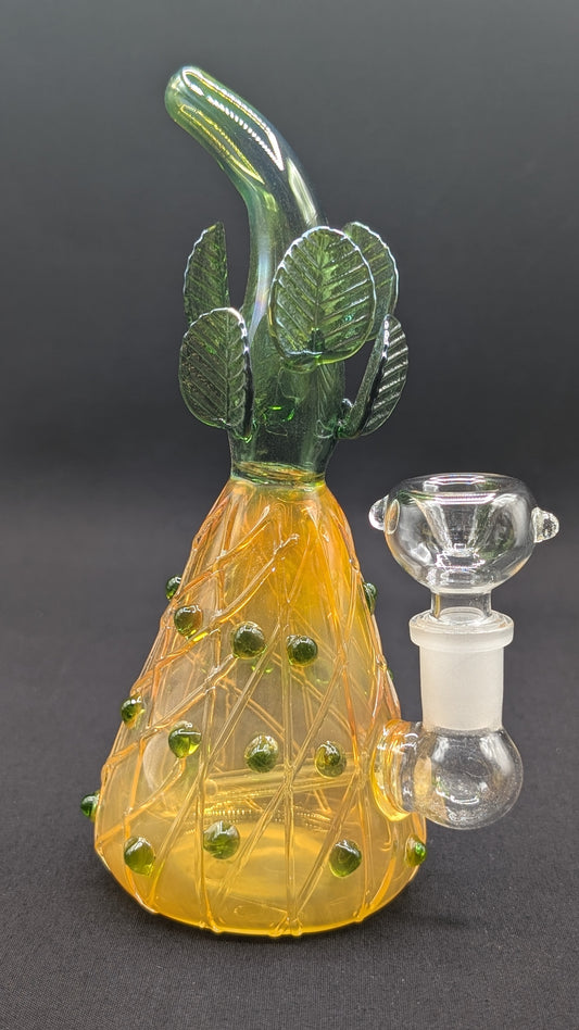7.5" Glass Water Pipe Bong Pineapple