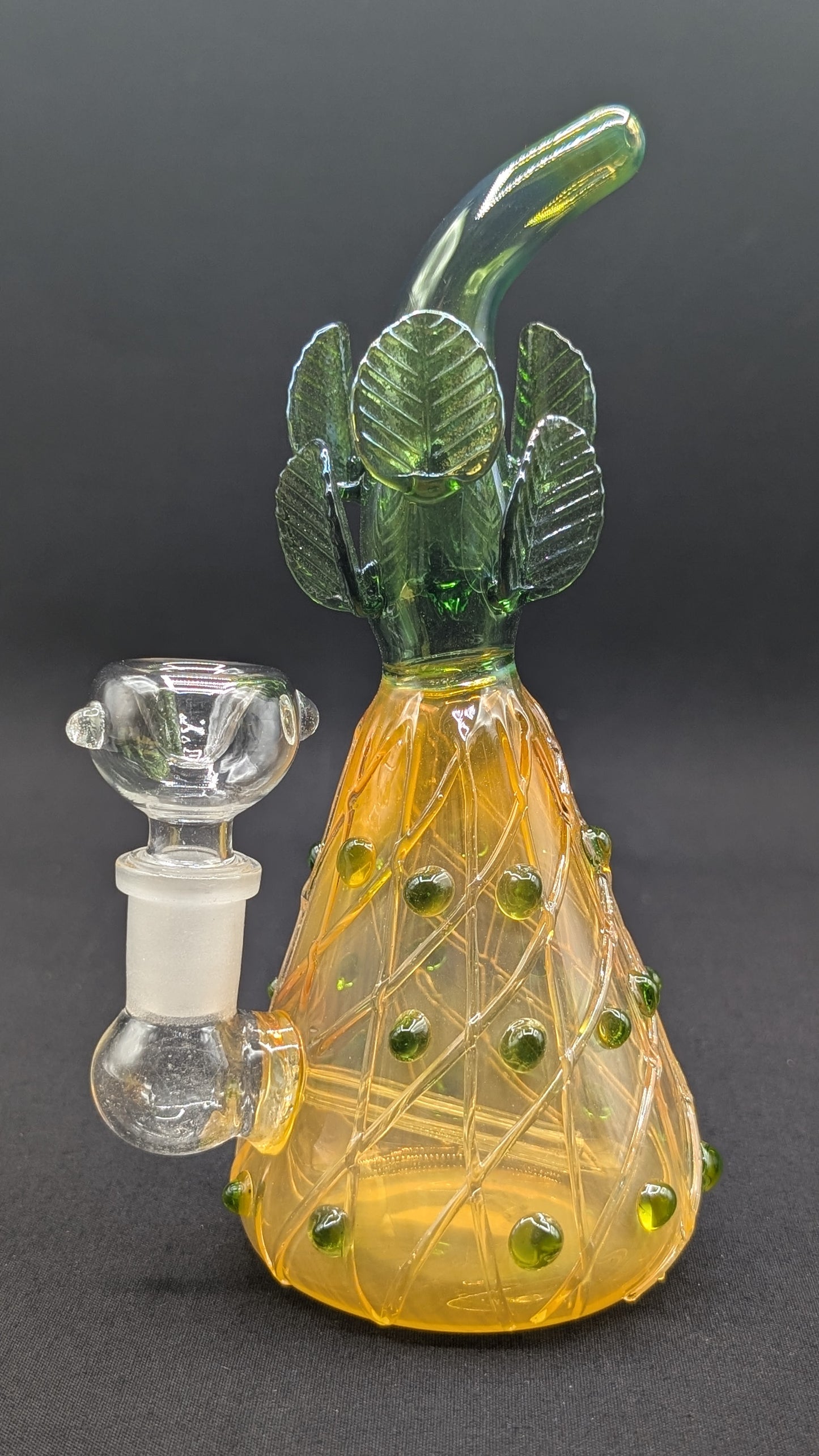 7.5" Glass Water Pipe Bong Pineapple