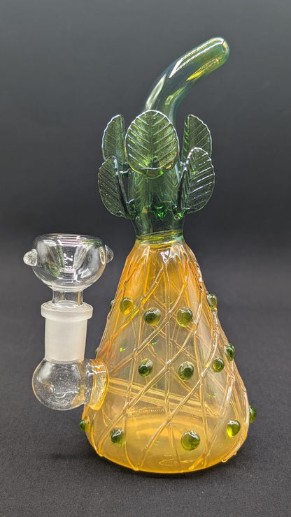 7.5" Glass Water Pipe Bong Pineapple