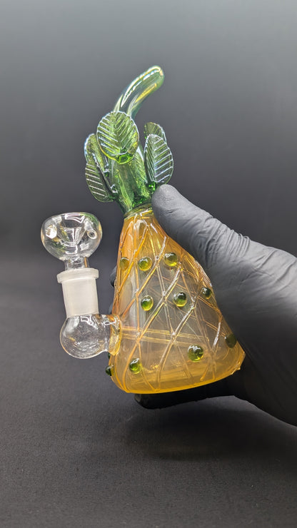 7.5" Glass Water Pipe Bong Pineapple