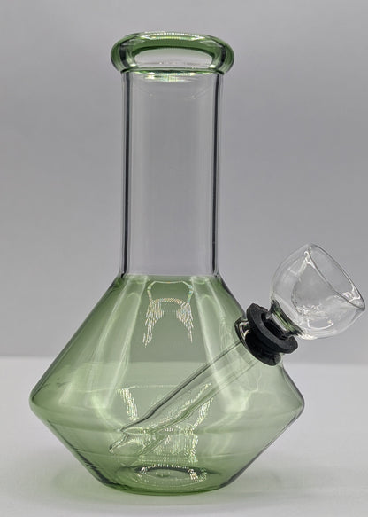 5" Glass Water Pipe Bong UFO Green (Colored Glass)