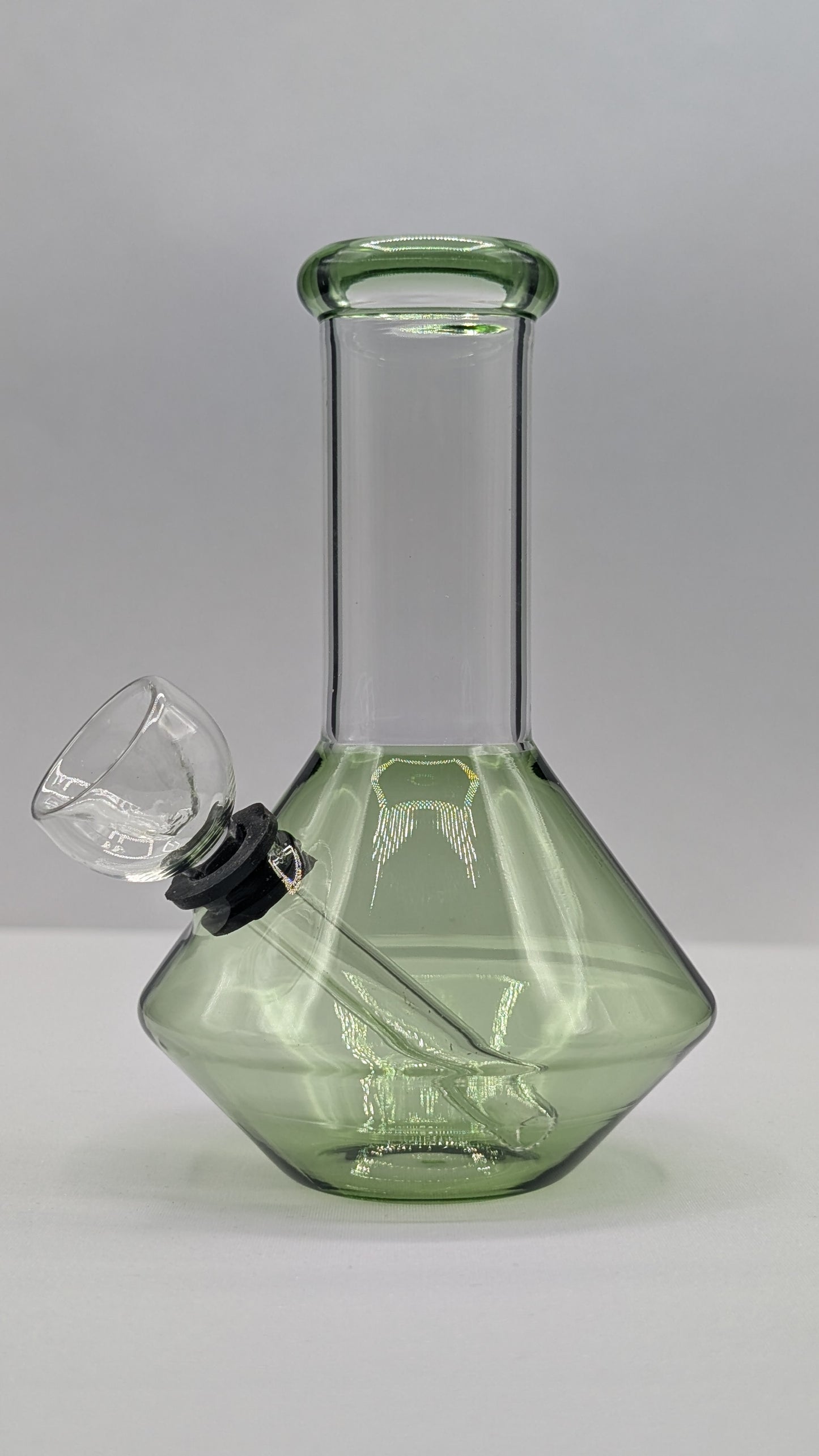 5" Glass Water Pipe Bong UFO Green (Colored Glass)