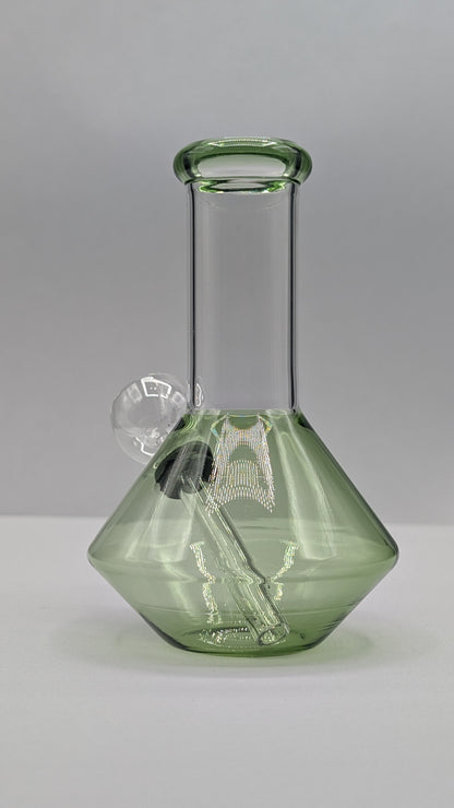 5" Glass Water Pipe Bong UFO Green (Colored Glass)
