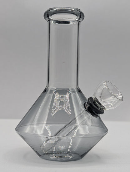 5" Glass Water Pipe Bong UFO Black (Colored Glass)