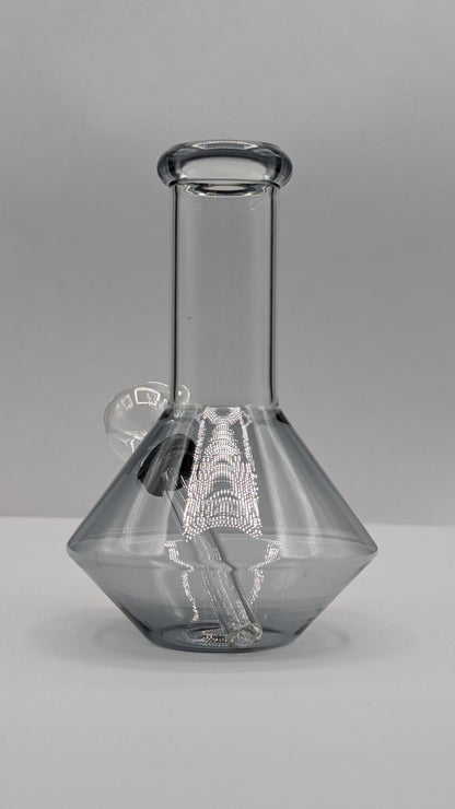 5" Glass Water Pipe Bong UFO Black (Colored Glass)
