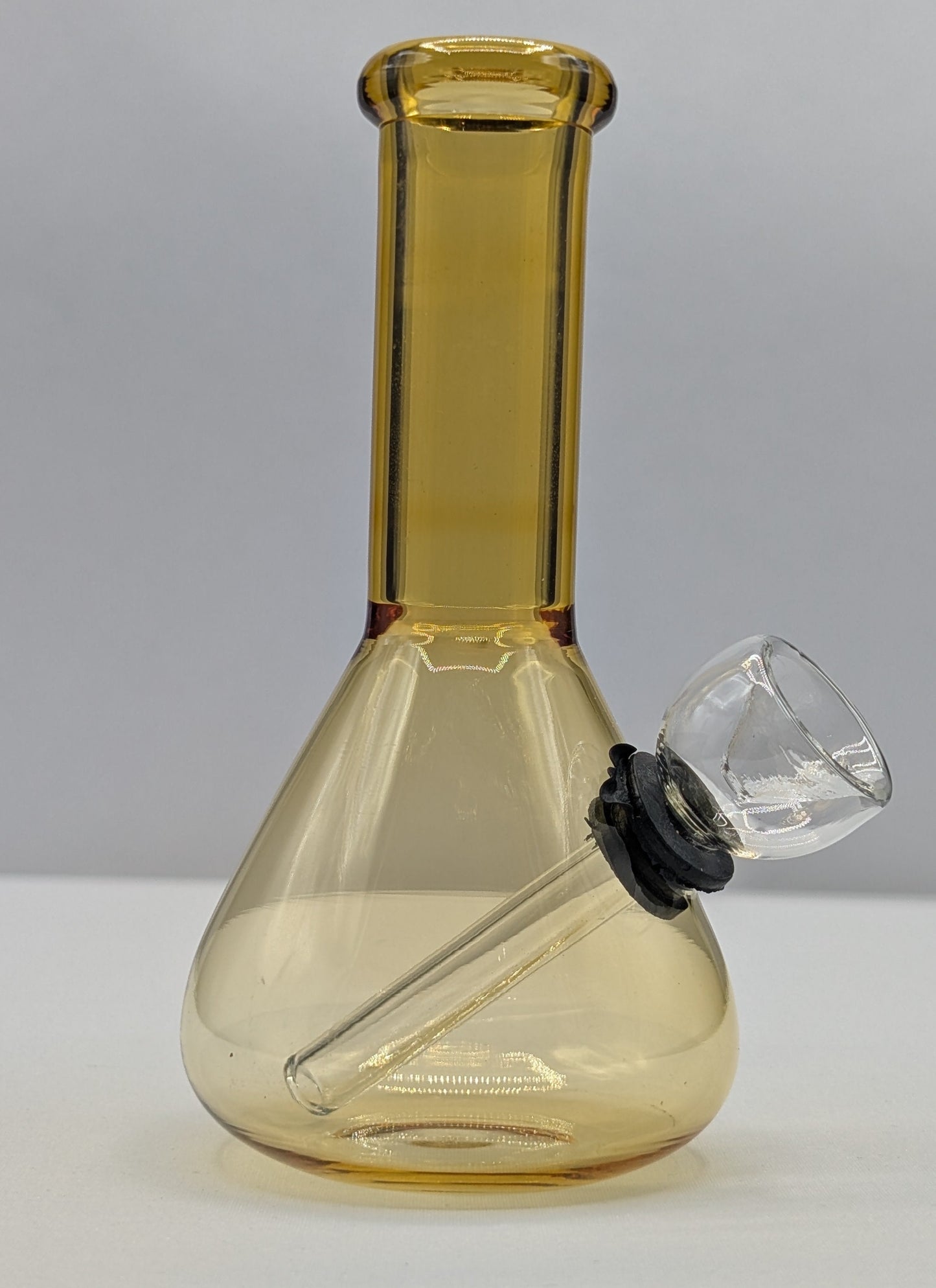 5" Glass Water Pipe Bong Beaker Honey (Colored Glass)